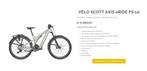 VÉLO SCOTT AXIS eRIDE FS 10, Fietsen en Brommers, Vering, 10 tot 15 versnellingen, Nieuw, Ophalen