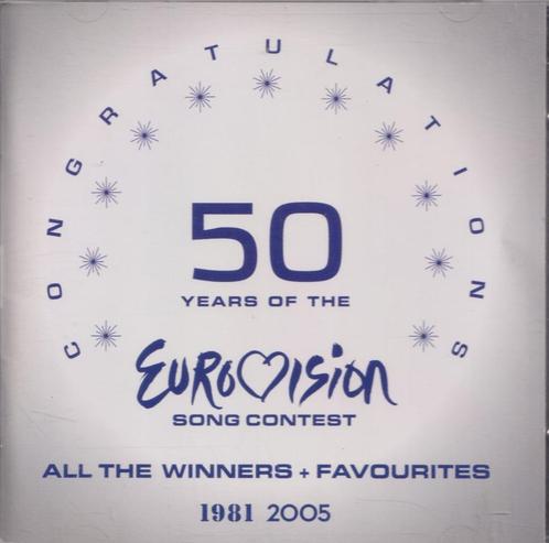 50 Years of the Eurovision Song Contest – 2 CD, CD & DVD, CD | Pop, Utilisé, 1980 à 2000, Enlèvement ou Envoi