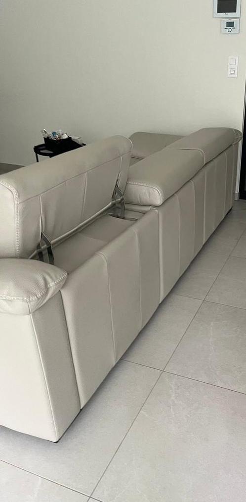 Natuzzi leer, Huis en Inrichting, Zetels | Zetels, Hoekbank, Leer, Ophalen