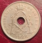 25 centiem 1928 Vl Albert I, Ophalen of Verzenden