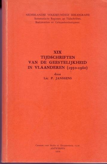 VOLKSKUNDE BIBLIOGRAFIE TIJDSCHR GEESTELIJKHEID (1850-1950) beschikbaar voor biedingen
