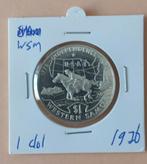 Western Samoa $1 1976 (Zilver) nu voor SPOTPRIJS, Verzenden, Losse munt, Zilver