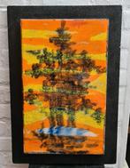 wanddecoratie keramiek tablet, 40,5 x 25,5 cm, 60/70s, Ophalen of Verzenden