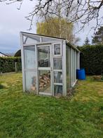 Grande serre en verre, Verre, Utilisé, Aluminium, Serre