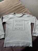 Sweater kinderen 'moet just niks', Ophalen of Verzenden, Gebruikt