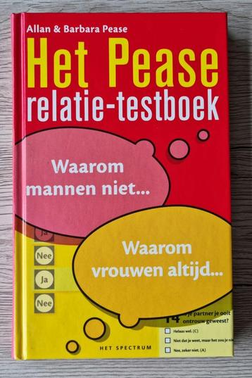 Het Pease relatie-testboek beschikbaar voor biedingen