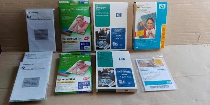 Pakjes van 260 glossy fotopapier 10 x 15cm, Audio, Tv en Foto, Fotografie | Fotopapier, Nieuw, Ophalen of Verzenden