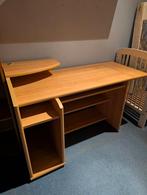 Bureau met schuif, schappen & verlengstuk, Enlèvement, Bureau