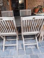 Houten tuinstoelen, Ophalen