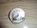 zilveren munt  panda, Postzegels en Munten, Ophalen of Verzenden, Zilver