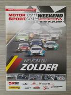 Motorsport XL Weekend 2019 Circuit Zolder - Official Program, Comme neuf, Autres marques, Enlèvement ou Envoi