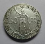 België 50 frank 1935 Wereldtentoonstelling FRANS poss. B, Postzegels en Munten, Verzenden, België, Zilver