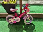 Kinderfietsje Minnie Mouse, Fietsen en Brommers, Ophalen, Zijwieltjes, Gebruikt, Minder dan 16 inch