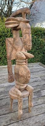 4 sculptures africaines, sculpture sur bois, Enlèvement