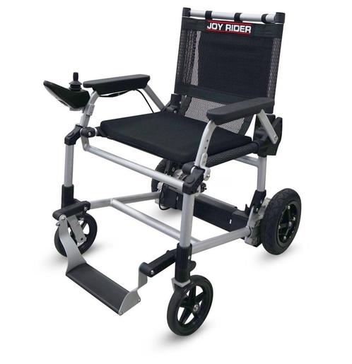 Opvouwbare lichtgewicht elektrische rolstoel met stokhouder., Diversen, Rolstoelen, Zo goed als nieuw, Elektrische rolstoel, Inklapbaar