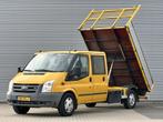 Ford Transit 330L 2.4 TDCI DC Kipper nieuwe apk, Auto's, 4 deurs, Gebruikt, 2800 kg, Bedrijf