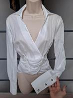 Chemisier cintré Extè blanc S, Enlèvement ou Envoi, Taille 36 (S), Comme neuf, Manches longues