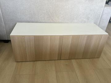 Meuble tv ou banquette besta, 25 à 50 cm, Comme neuf, Enlèvement, 100 à 150 cm