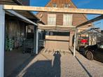 Aluminium pergola met Nesling doek, Tuin en Terras, Overkappingen, Ophalen, Zo goed als nieuw