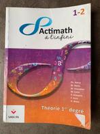 Actimath à l’infini 1-2 1er degré livre scolaire, Livres, Utilisé, Secondaire, Mathématiques A