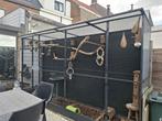 Voliere, Dieren en Toebehoren, Ophalen, Zo goed als nieuw, Aluminium, Volière