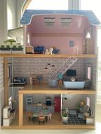 Poppenhuis van hout in zeer goede staat, 3 niveaus, Kinderen en Baby's, Speelgoed | Poppenhuizen, Ophalen, Zo goed als nieuw, Poppenhuis