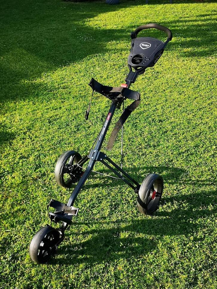Golftrolley met 3 wielen, Sport en Fitness, Golf, Zo goed als nieuw, Overige typen, Overige merken, Ophalen