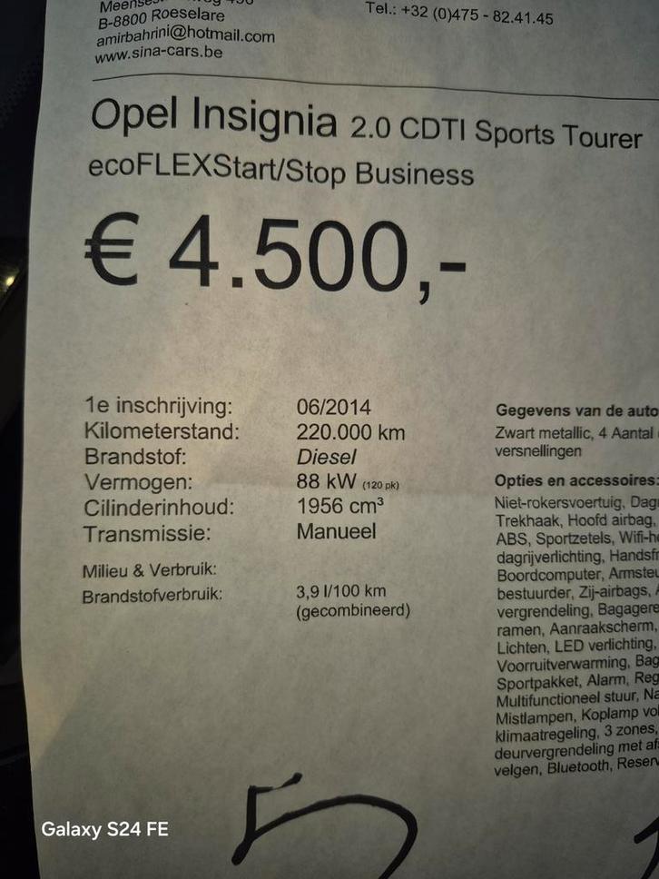 Opel insignia, Informatique & Logiciels, Casques micro, Enlèvement ou Envoi