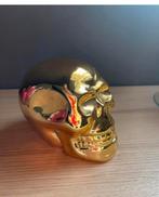 Gouden beeld spaarpot Skull, Ophalen of Verzenden, Zo goed als nieuw