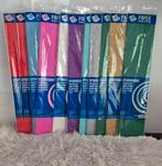 Lot van 11 pakken crêpe/krepp papier nieuw, Ophalen, Nieuw