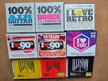 CD * DANCE-TRANCE-RETRO-HITS... * 20 € PER CD BOX beschikbaar voor biedingen