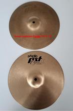 Set cymbalen (hi-hats, crash, crashride, splash) + bekkentas, Muziek en Instrumenten, Percussie, Ophalen, Zo goed als nieuw, Melodische percussie