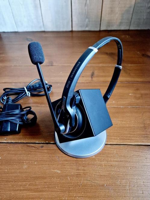 Draadloze pc-headset, Epos Sennheiser DW Pro 2, Computers en Software, Headsets, Zo goed als nieuw, Draadloos, Ophalen of Verzenden