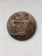 Bronzen medaille • Michel • vintage brons antiek, Ophalen
