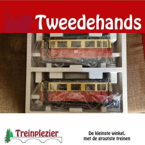 LGB 21650 G  DR Schienenbus digitaal, Hobby en Vrije tijd, Modeltreinen | Overige schalen, Zo goed als nieuw, Locomotief, Gelijkstroom
