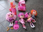 Set lalaloopsy poppen en auto + motor, Ophalen of Verzenden, Zo goed als nieuw