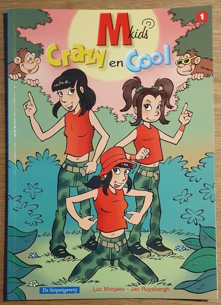 M-kids - Crazy en cool - 1 - 1e druk (2002) - Strip, Boeken, Stripverhalen, Zo goed als nieuw, Eén stripboek