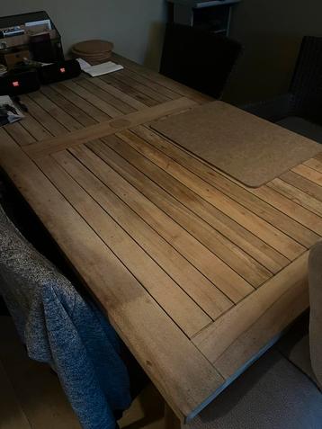 Tafel en 4 stoelen ., Huis en Inrichting, Ophalen, Gebruikt, 50 tot 100 cm, 150 tot 200 cm