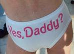 Sissy -CD slipje maat S of maat M, Kleding | Heren, Verzenden, Wit, Slip