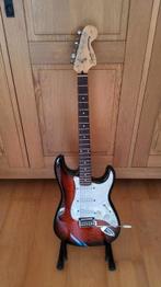 Squier standard flame maple stratocaster zo goed als nieuw, Ophalen of Verzenden, Zo goed als nieuw, Fender
