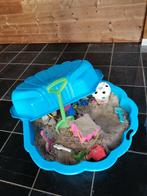 Zandbak schelp (blauw), Ophalen, Gebruikt