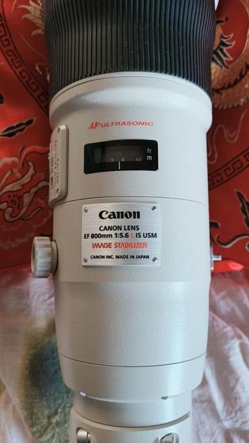 Canon EF 800mm f/5.6 800/5.6 IS L NIEUW NEW in Koffer Case