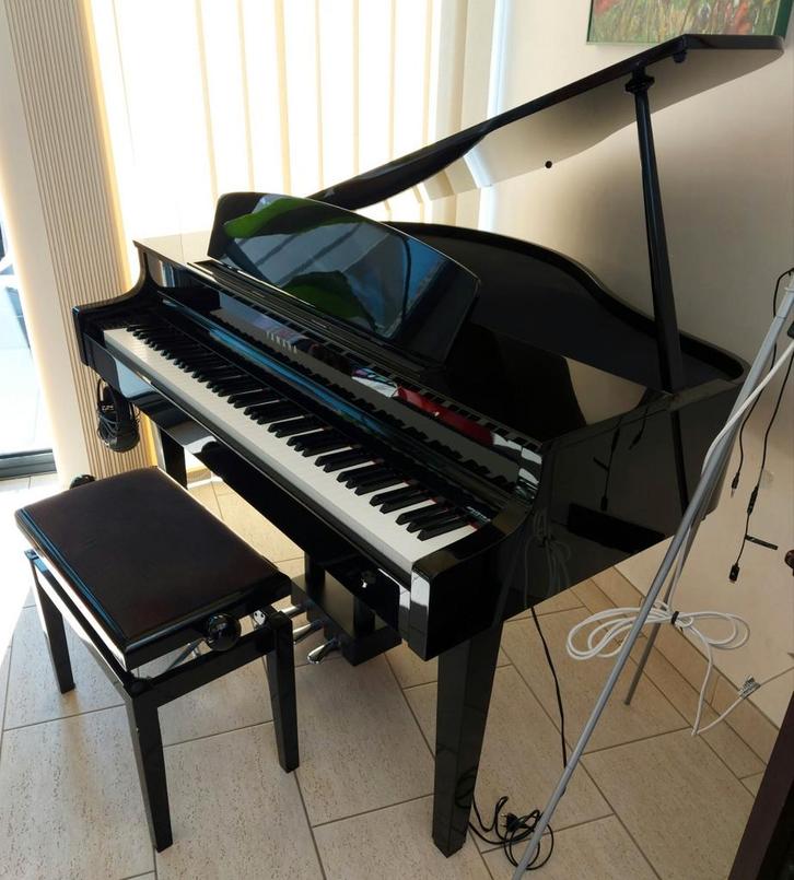 Yamaha Clavinova CLP-565GP digitale vleugel piano, Muziek en Instrumenten, Piano's, Zo goed als nieuw, Piano, Zwart, Digitaal