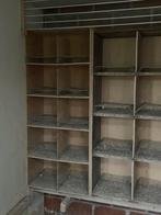 Duivenhokjes + zitstokken, Dieren en Toebehoren, Ophalen, Gebruikt, Kooi-accessoires