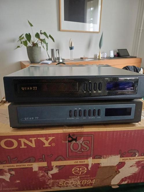 Lecteur CD Quad 77 et amplificateur combinés, TV, Hi-fi & Vidéo, Lecteurs CD, Comme neuf, Enlèvement ou Envoi