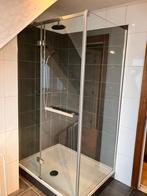 douchebak + 2 douchepanelen, Doe-het-zelf en Bouw, Ophalen, Gebruikt, Glas, Douche
