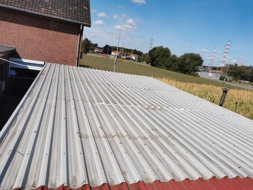 3 garage box totaal 9m30 breed en 7m80 lang met 3 poorten, Doe-het-zelf en Bouw, Platen en Panelen, Gebruikt, Ophalen