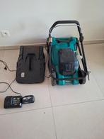 Accu en oplader grasmaaier ferrex, Tuin en Terras, Grasmaaiers, Ophalen, Cirkelmaaier, Gebruikt, Accu-grasmaaier