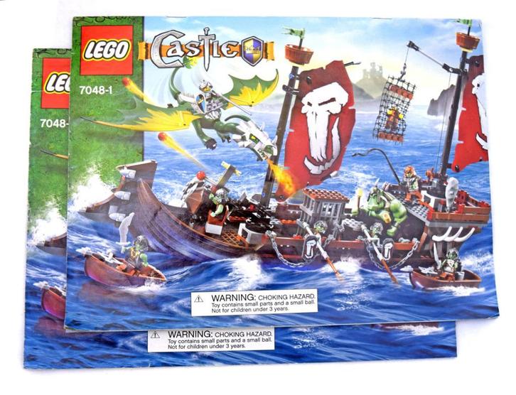 LEGO Castle Fantasy Era 7048 Troll Warship TOP!!!, Kinderen en Baby's, Speelgoed | Duplo en Lego, Zo goed als nieuw, Lego, Complete set