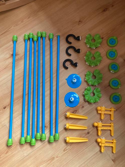 Kit: bouw je hut, Kinderen en Baby's, Speelgoed | Bouwstenen, Gebruikt, Ophalen